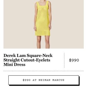 Derek Lam dress - BRAND NEW - worn once